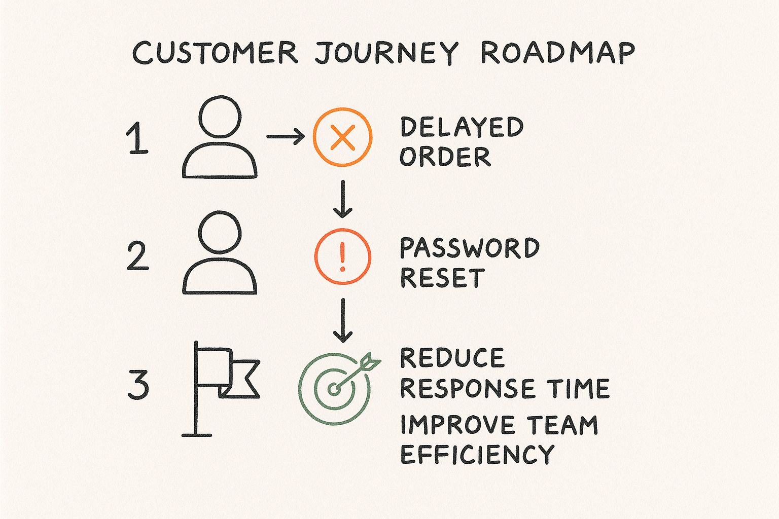 Infographic about how to automate customer service