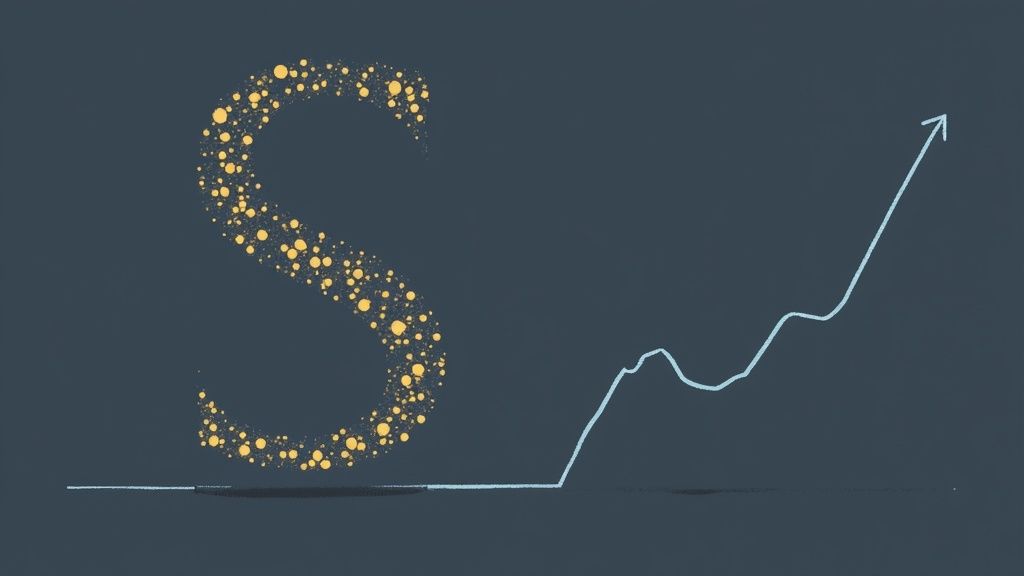Infographic showing key concepts of Six Sigma