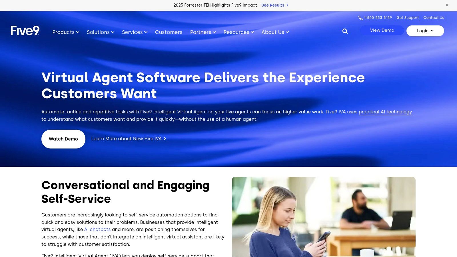 Five9 Intelligent Virtual Agent (IVA)