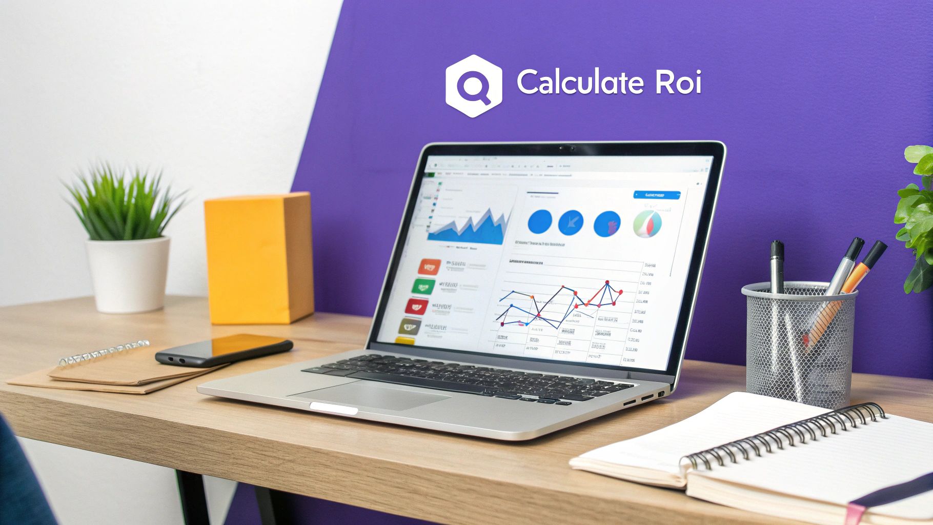 Marketers discussing social media ROI