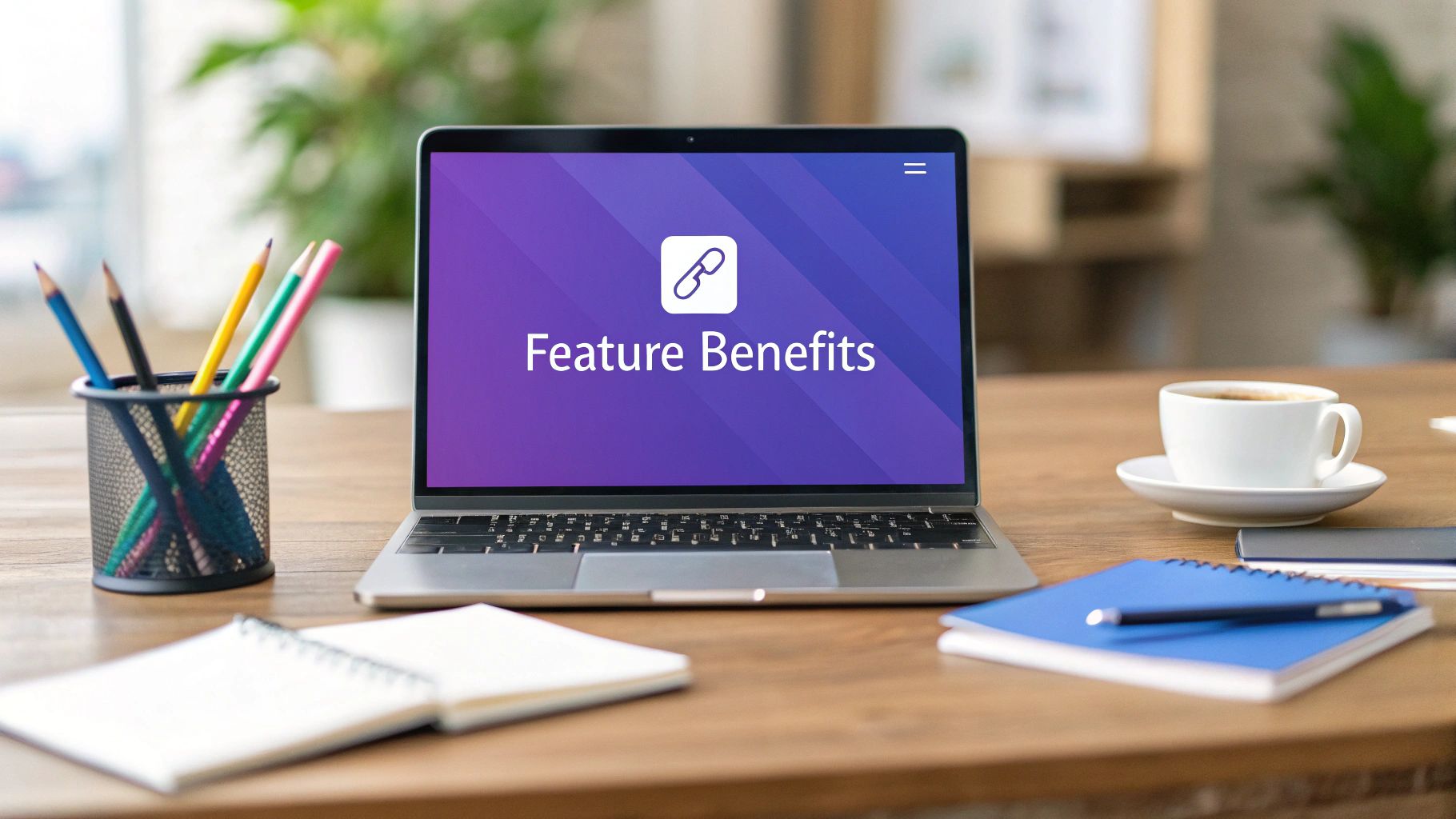 Feature-Benefit Testimonial Template