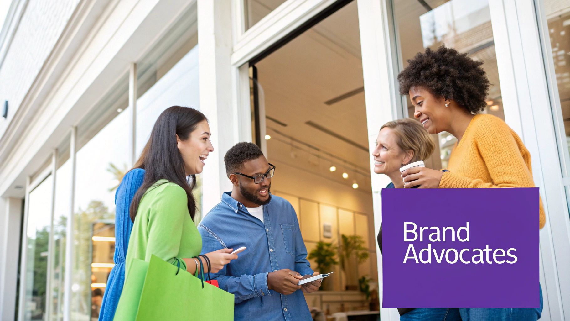 A graph showing business growth fueled by customer advocacy