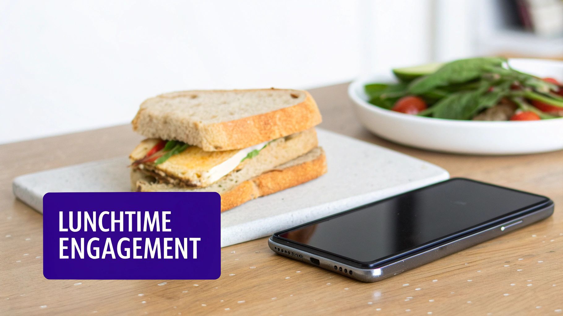 Lunchtime Engagement Window (12PM-1PM)