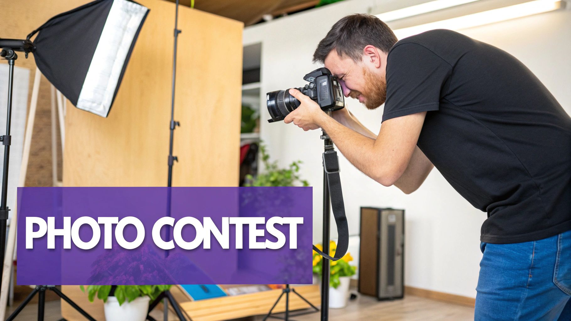 A collage of user-submitted photos and videos for a brand contest