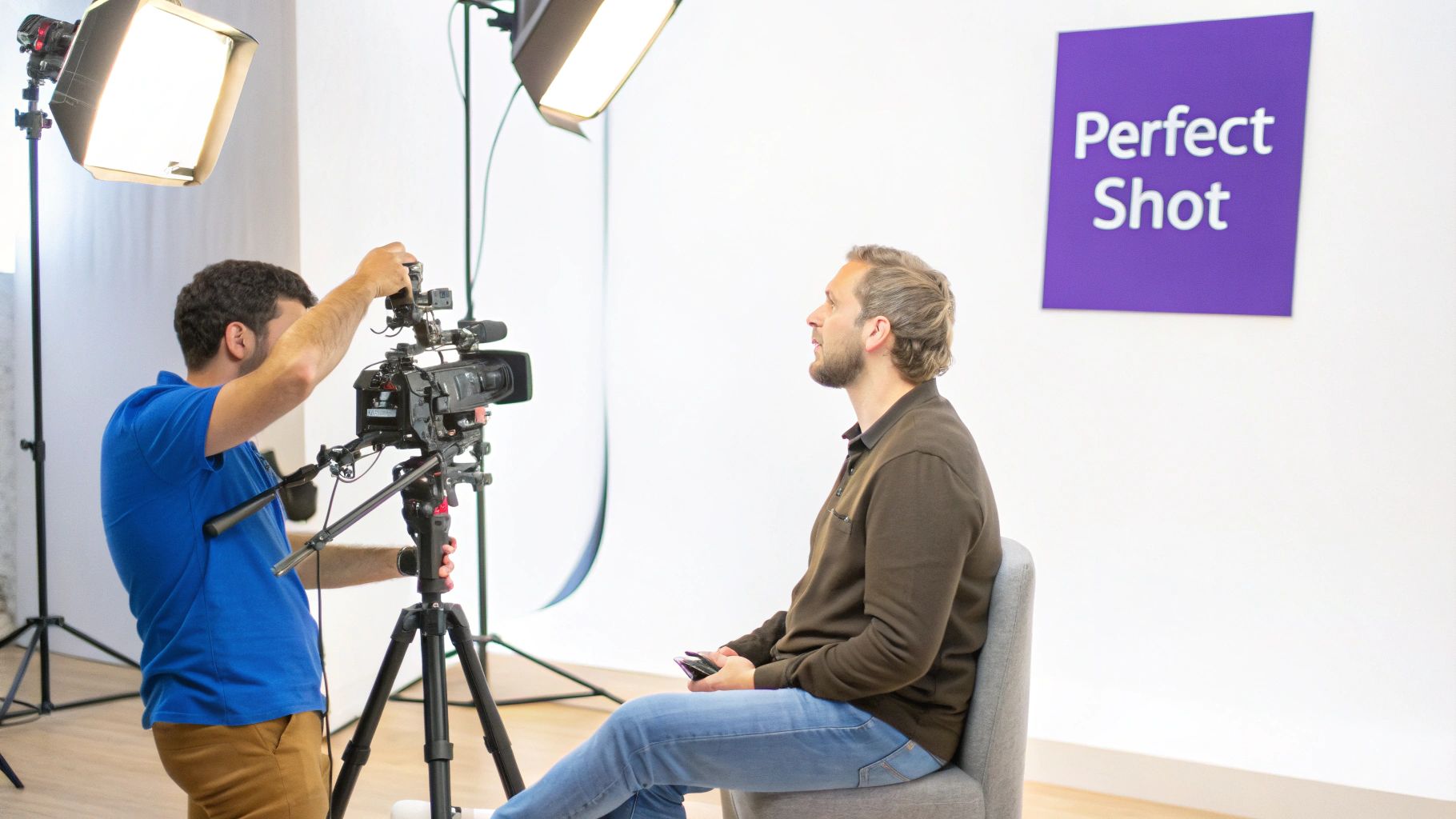 Image related to video testimonial post-production
