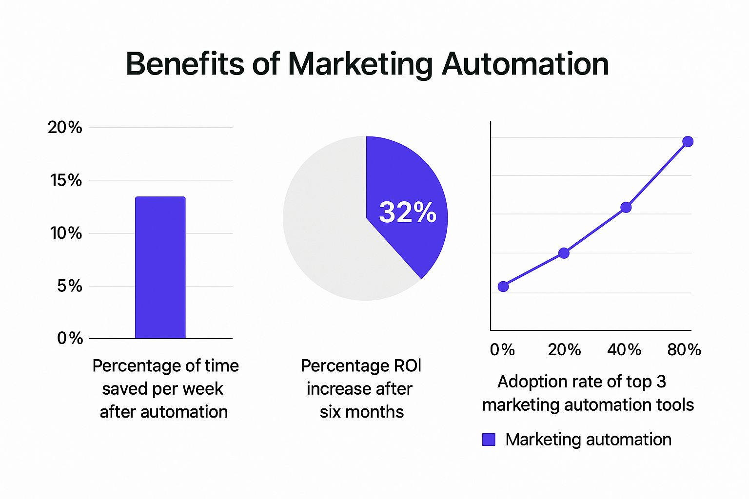 Infographic about marketing automation for agencies