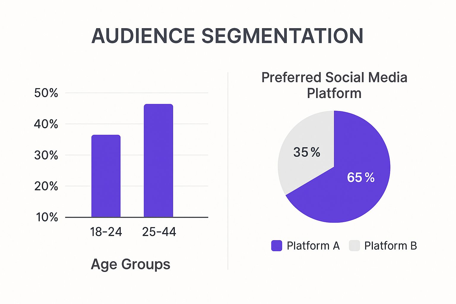 Infographic about social media marketing strategy