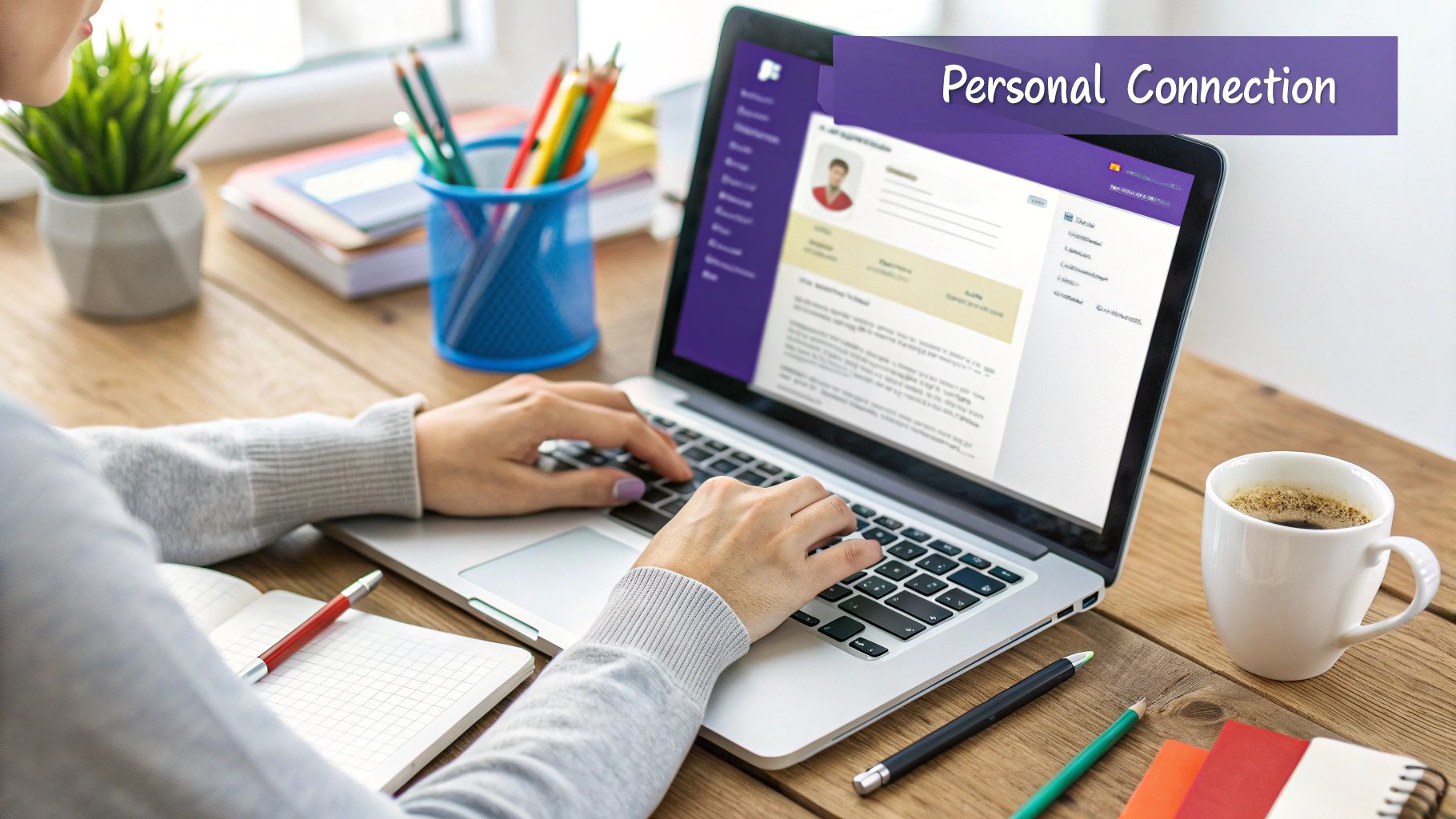 The Personal Connection Template