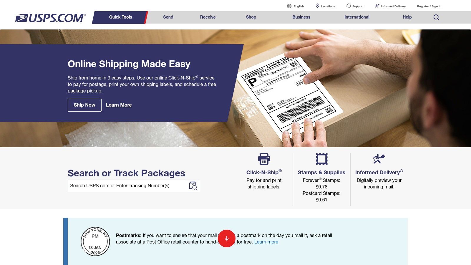 USPS Tracking and Informed Delivery (United States Postal Service)