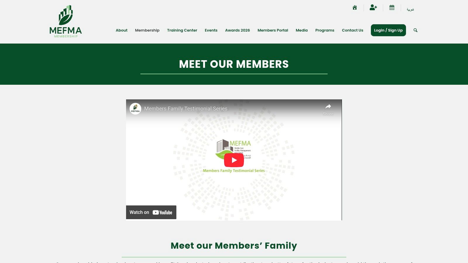 MEFMA (Middle East Facility Management Association) – Member Directory