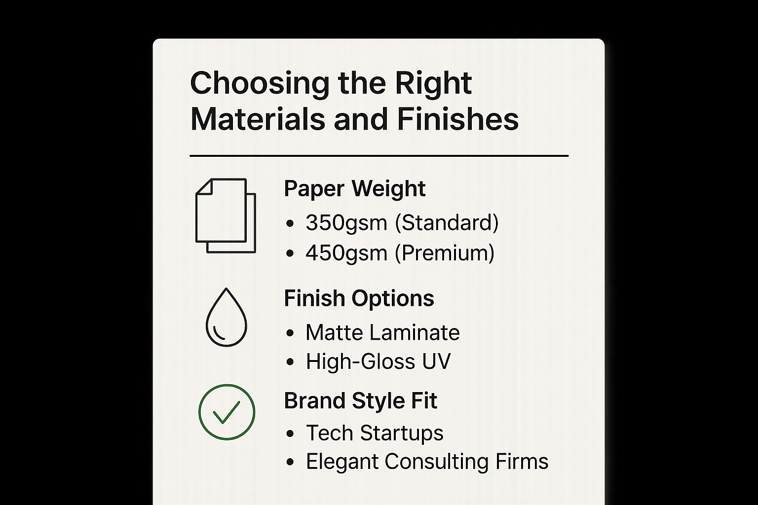 Infographic about business card printing nz