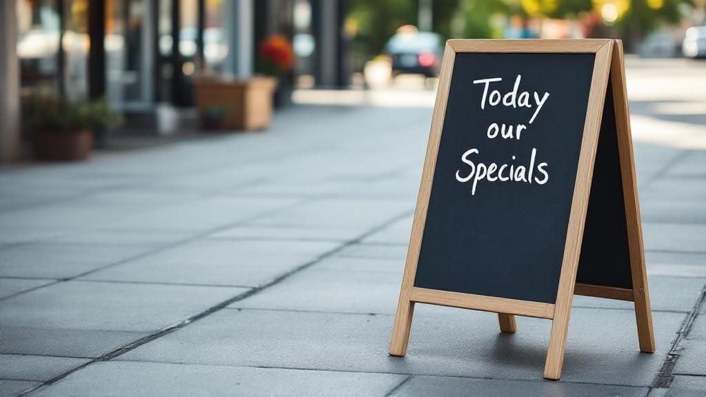A-Frame Sidewalk Signs