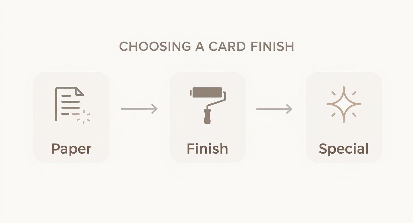 Infographic about printing business cards