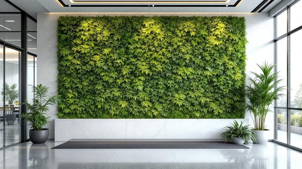 Living Green Wall Signage