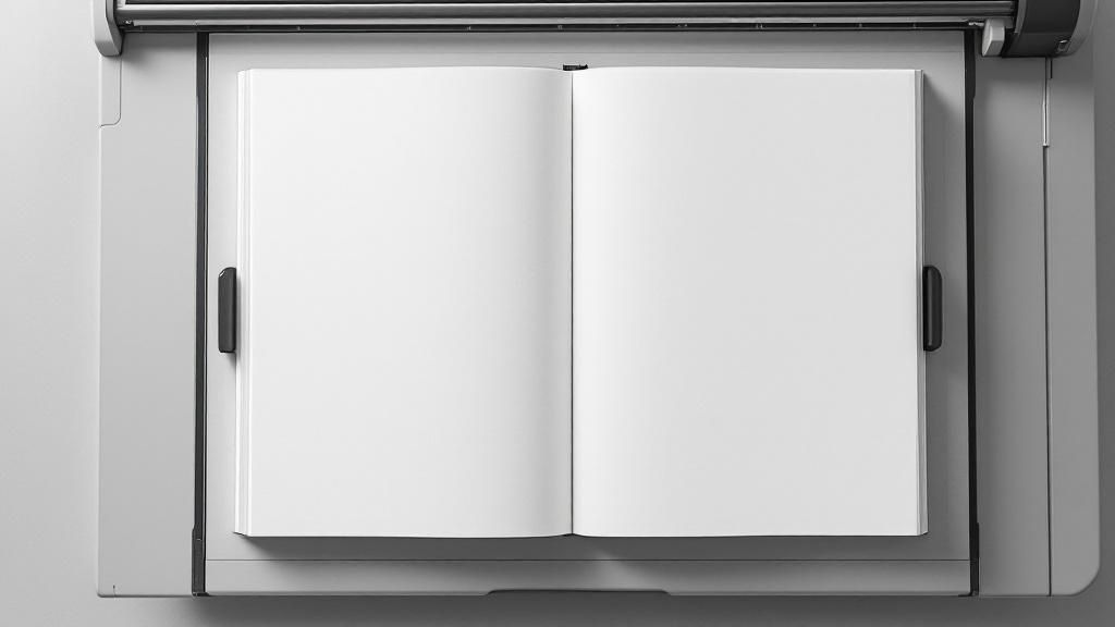 A machine meticulously binding pages of a book, showcasing the finishing process in a print shop.