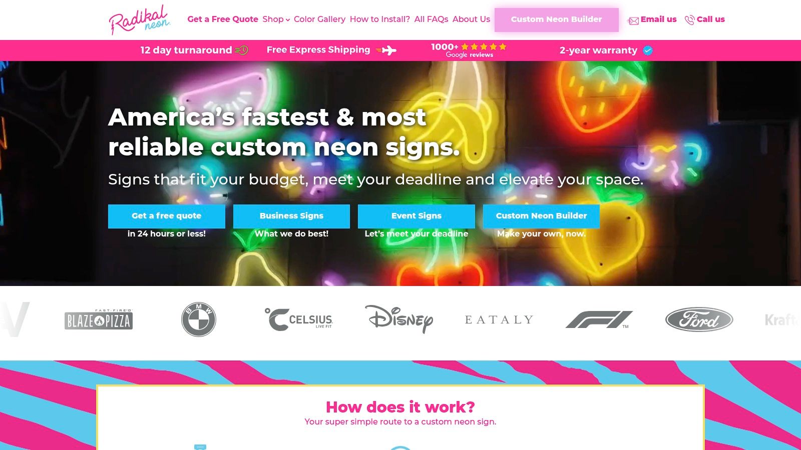Radikal Neon (NZ-founded, Auckland presence)