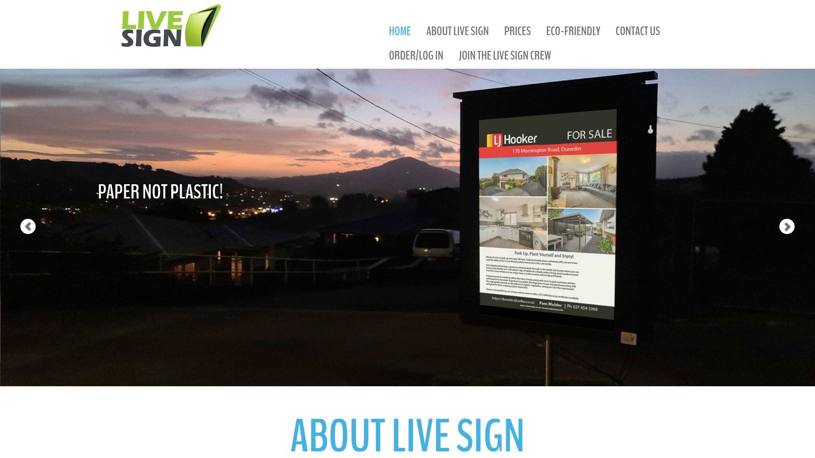 Live Sign