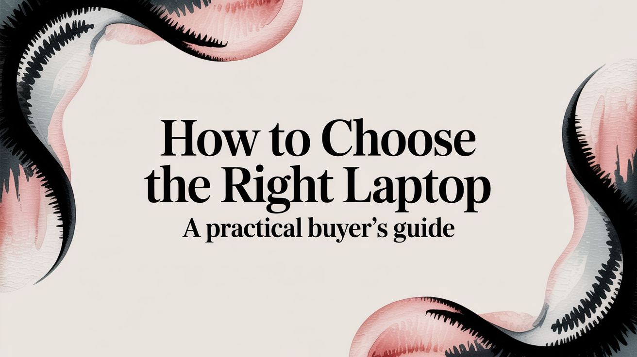 How to Choose the Right Laptop A Practical Buyer's Guide