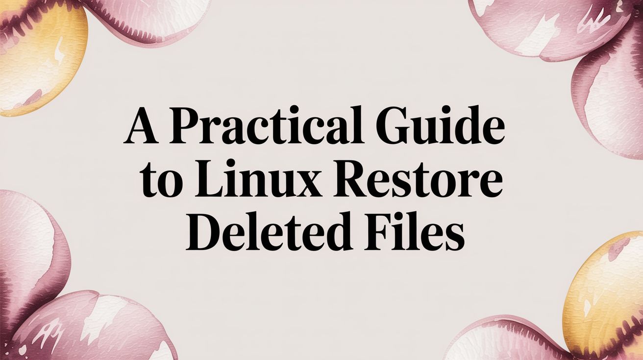 A Practical Guide to Linux Restore Deleted Files
