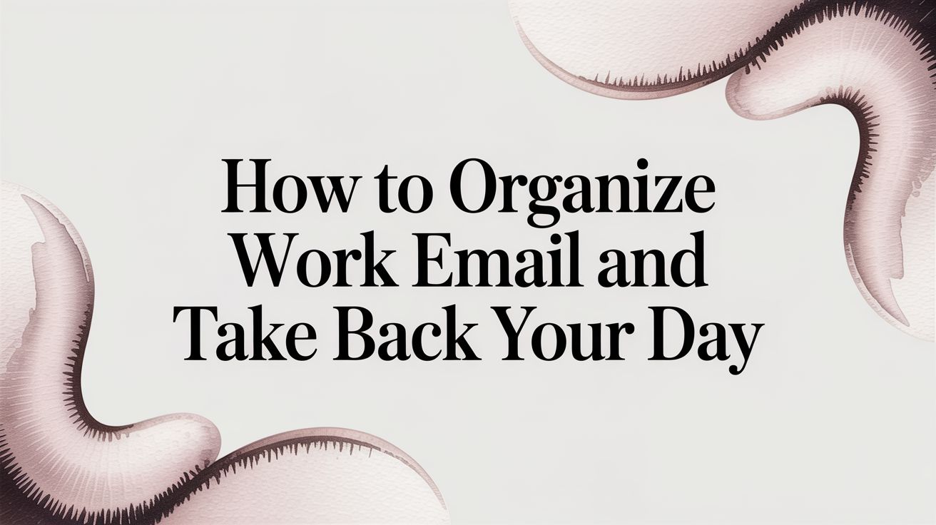 How to Organize Work Email and Take Back Your Day