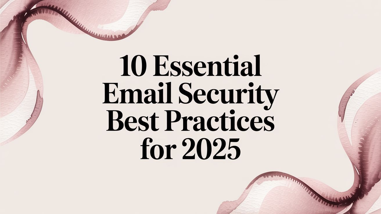 10 Essential Email Security Best Practices for 2025