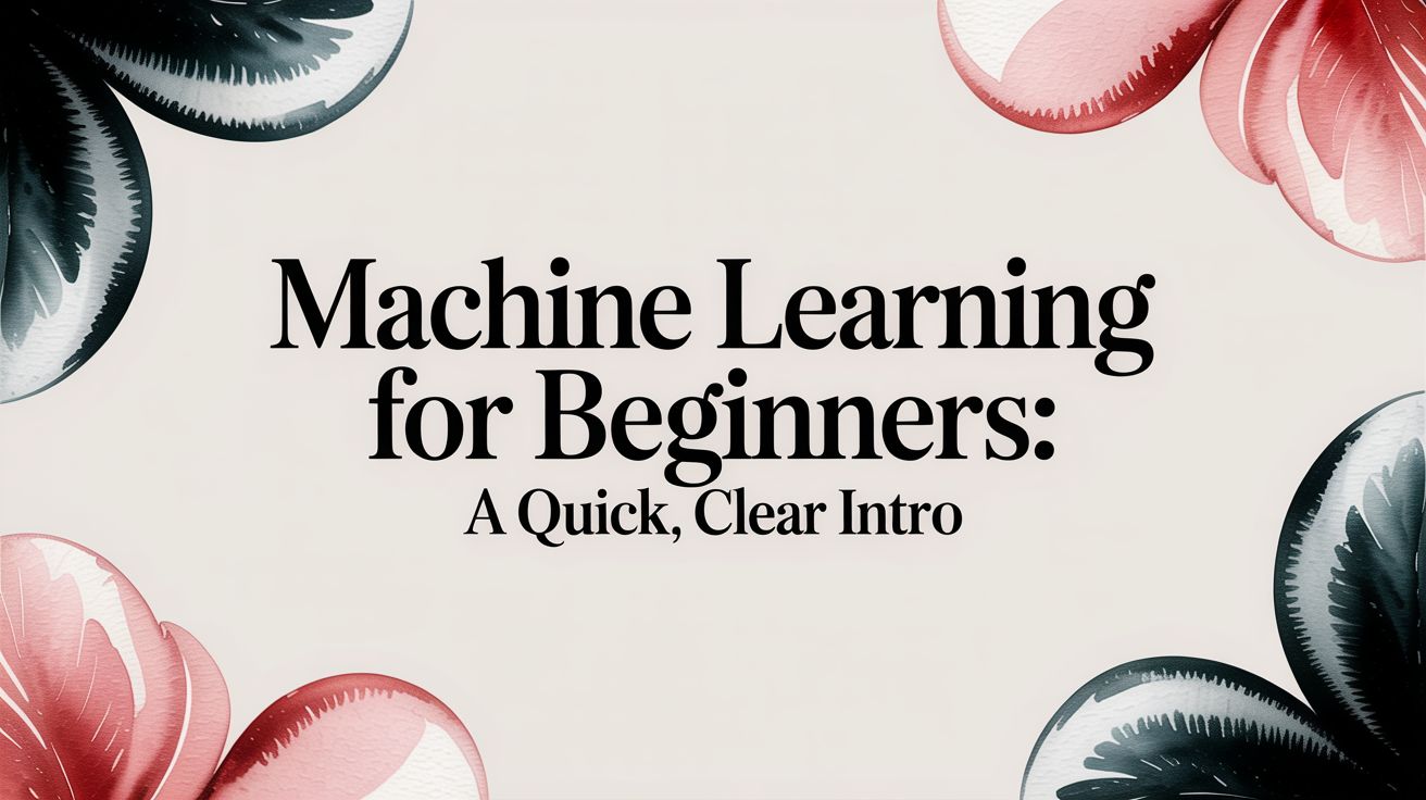 Machine Learning for Beginners: A Quick, Clear Intro