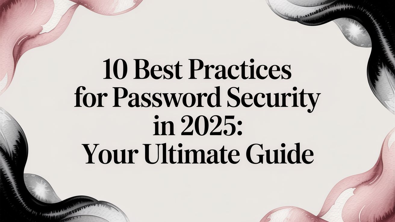 10 Best Practices for Password Security in 2025: Your Ultimate Guide