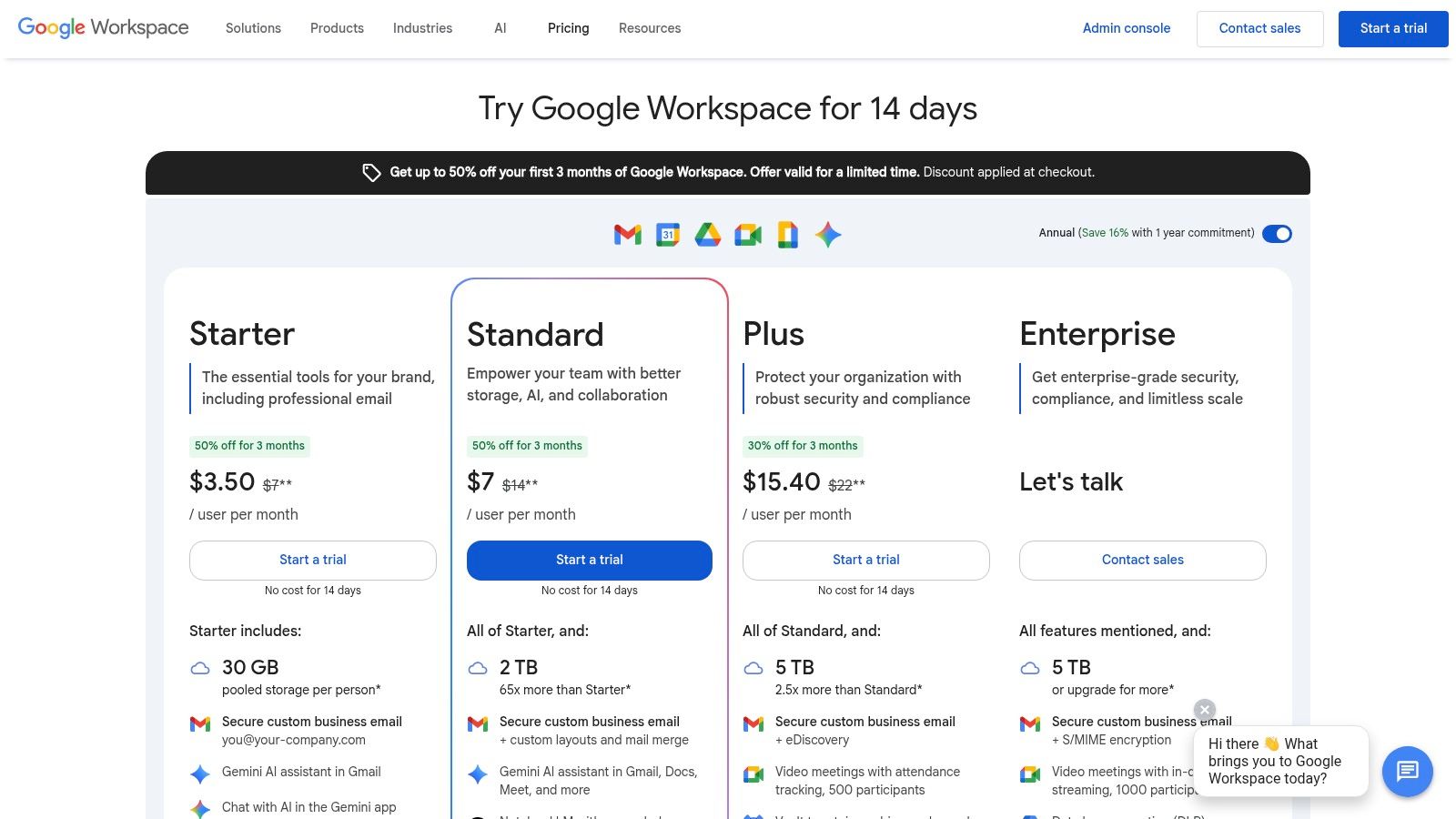 Google Workspace (Gemini in Workspace)