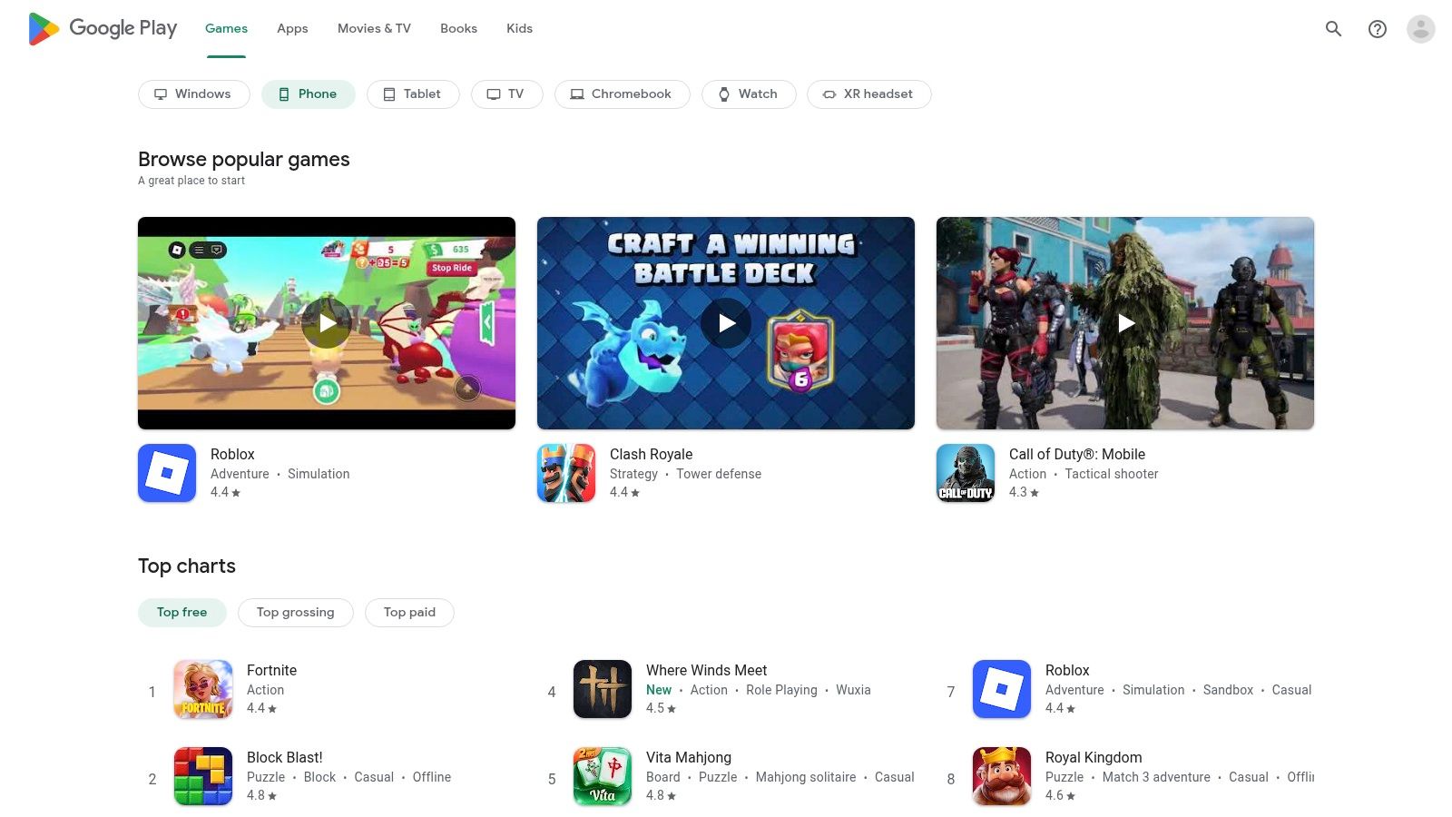 Google Play – Best of / Productivity picks