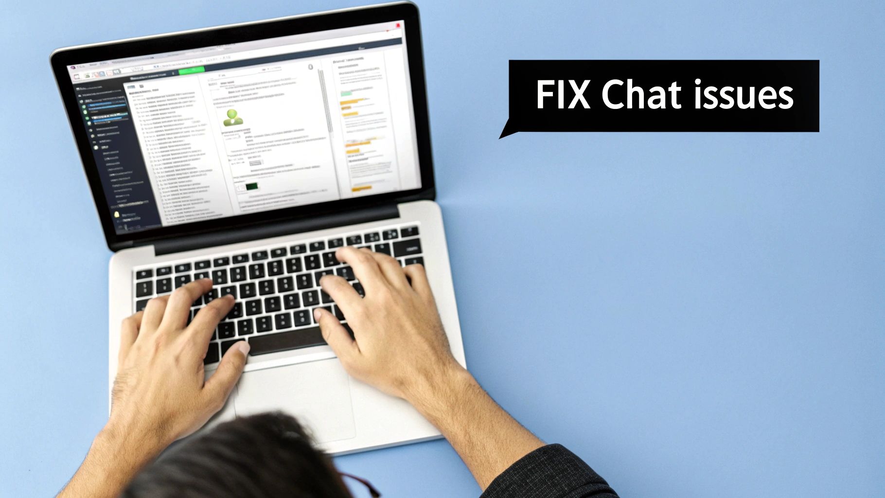 A person looking thoughtfully at a laptop screen, troubleshooting a problem with a frustrated expression