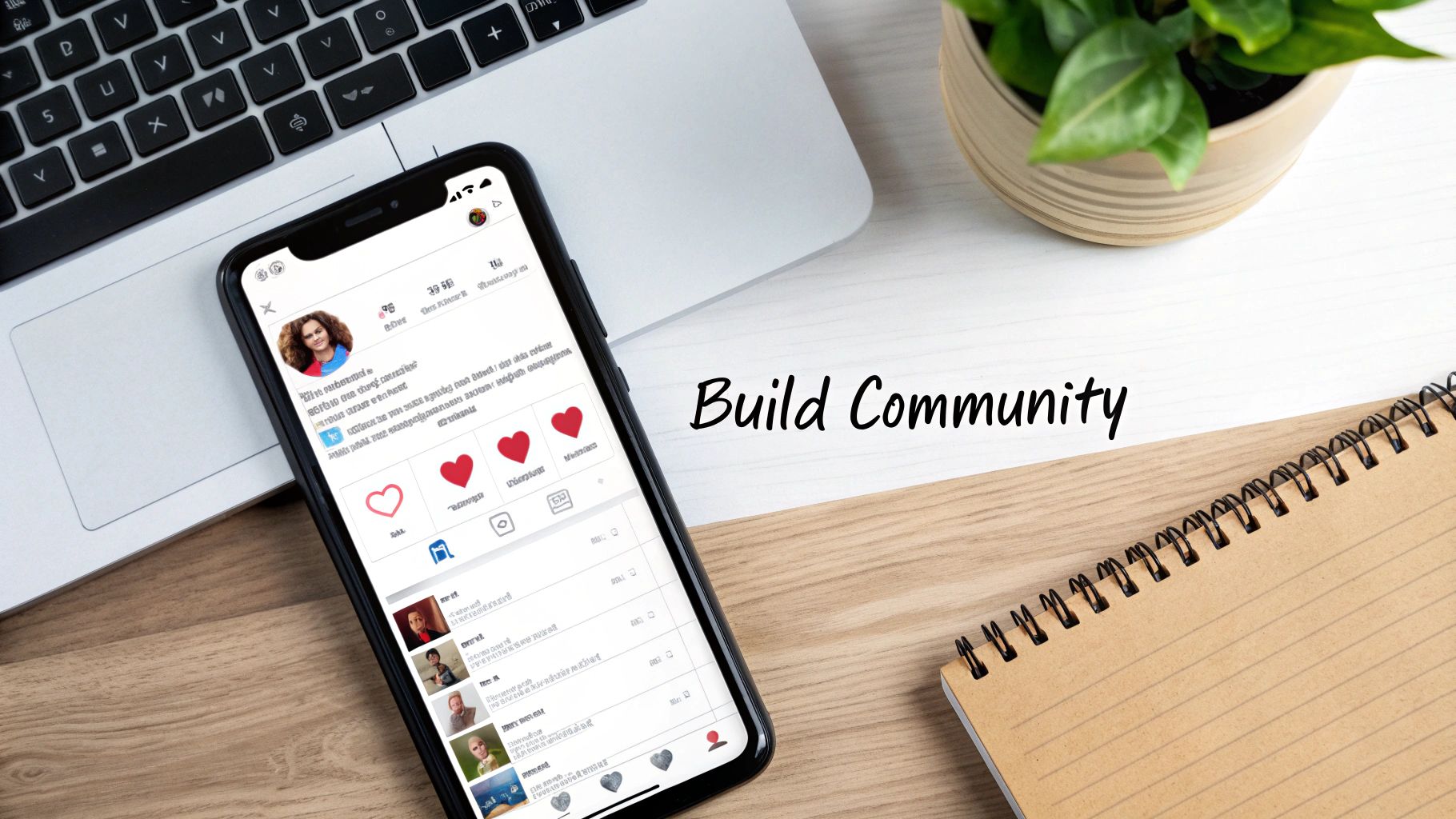 An illustration of an email inbox with messages, representing an email marketing campaign.