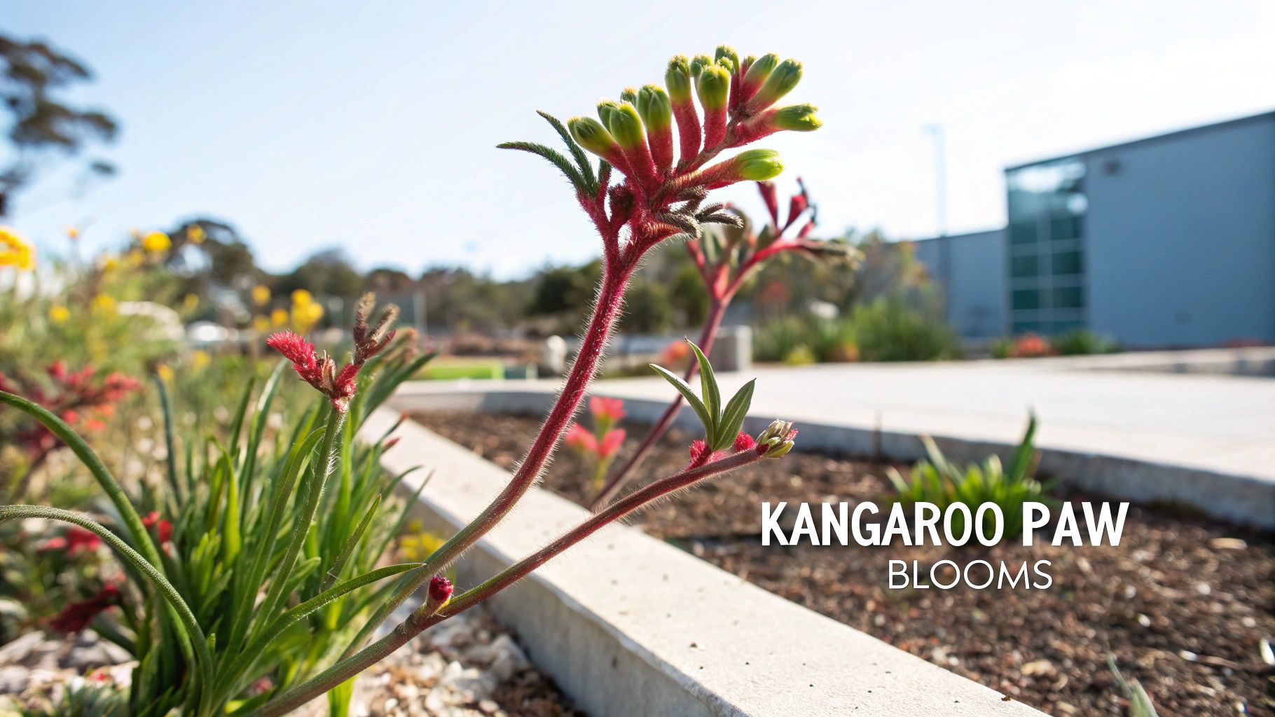 Kangaroo Paw (Anigozanthos flavidus)