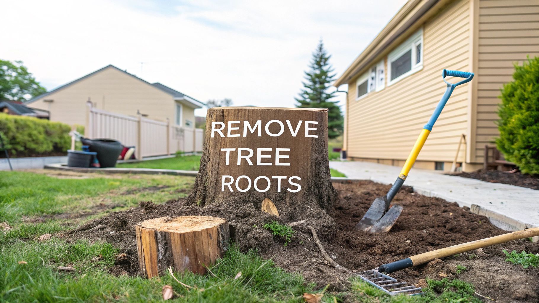 How to Remove Tree Roots Without Damaging Your Property