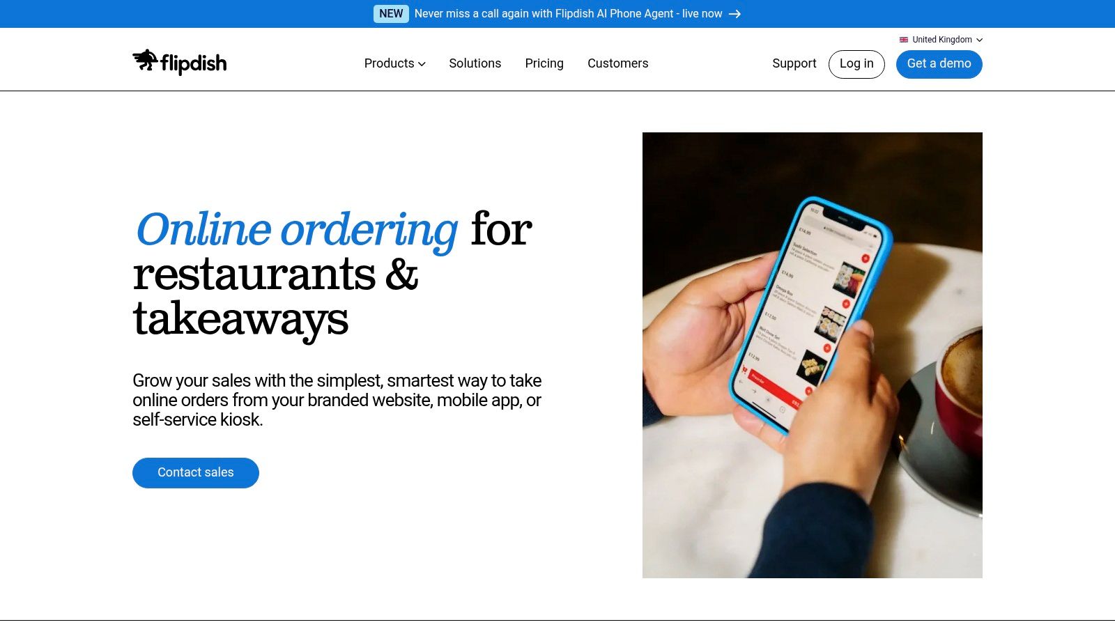 Flipdish – Restaurant Website + Online Ordering (UK/IE)