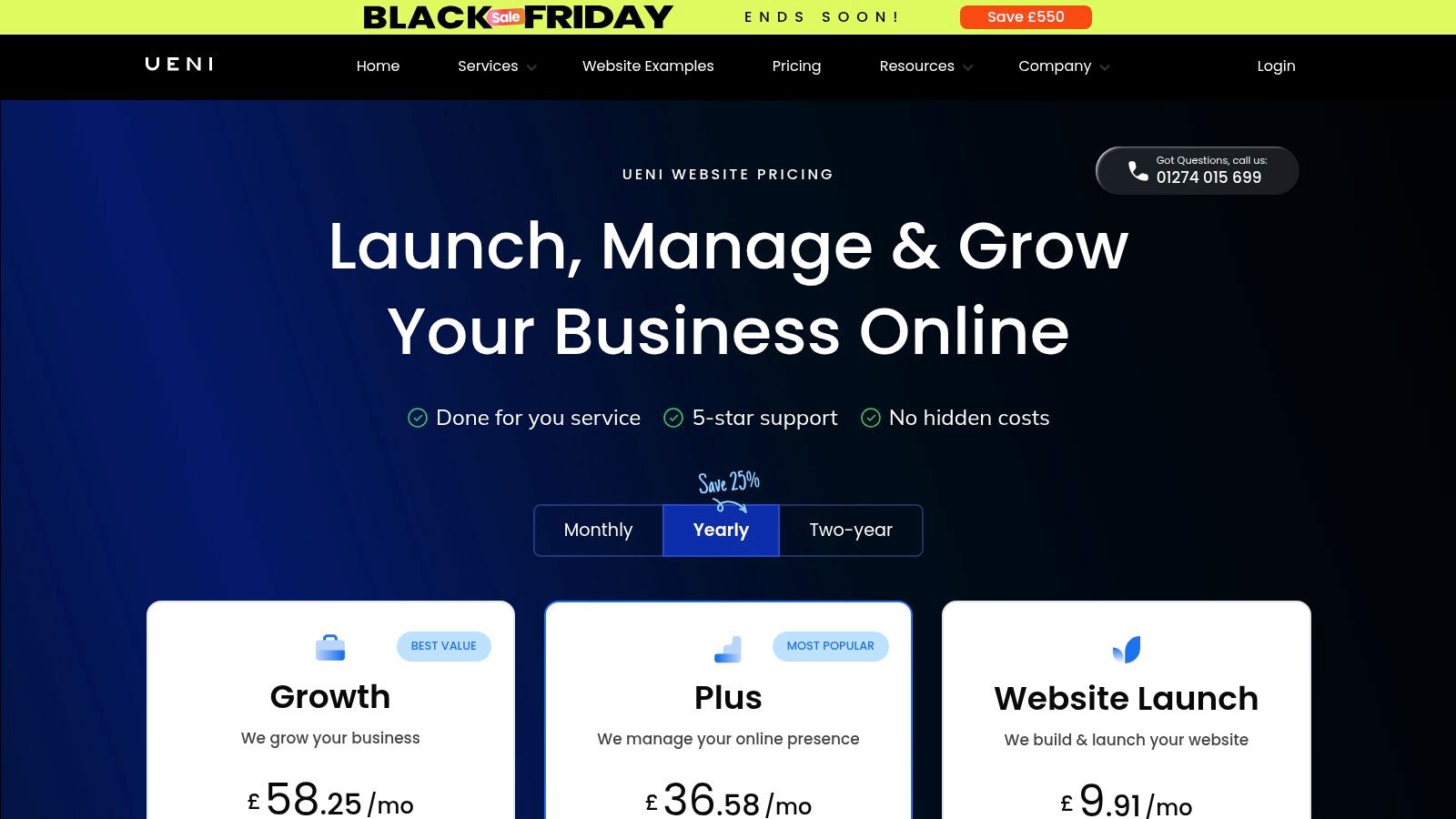 UENI – Done-For-You Small-Business Websites (UK)