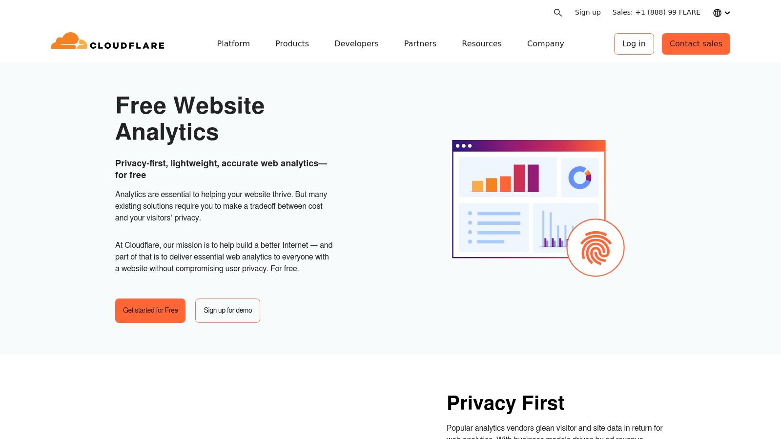 Cloudflare Web Analytics