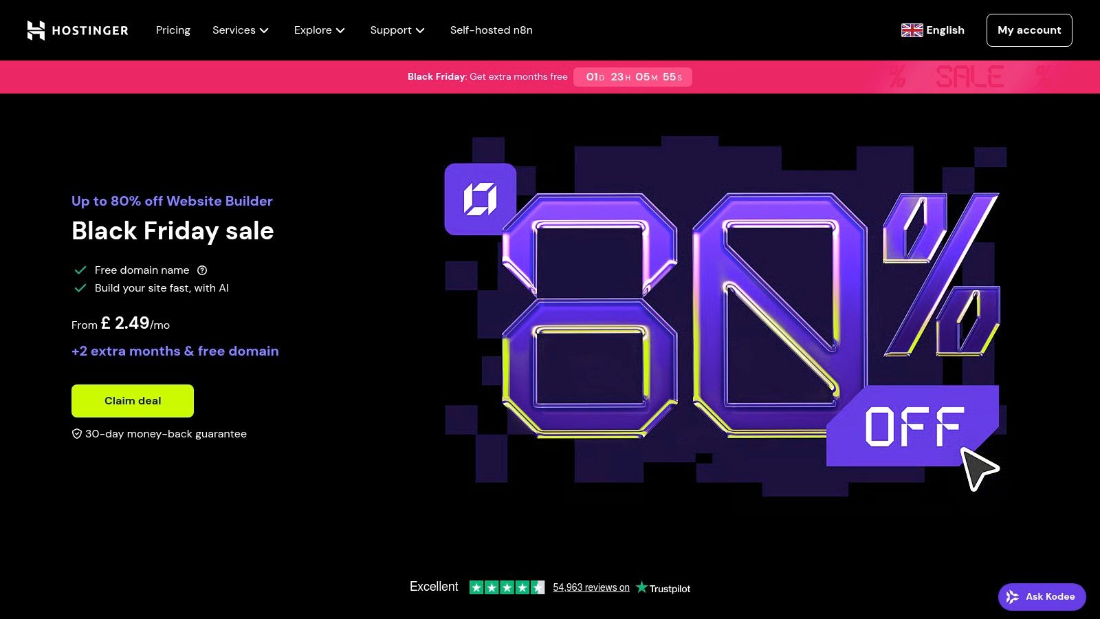 Hostinger Website Builder (formerly Zyro)