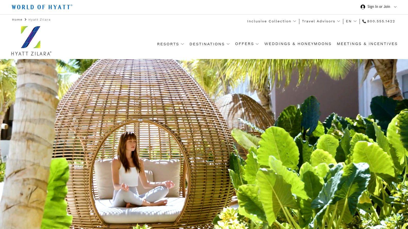 Hyatt Inclusive Collection – Hyatt Zilara (brand-direct)