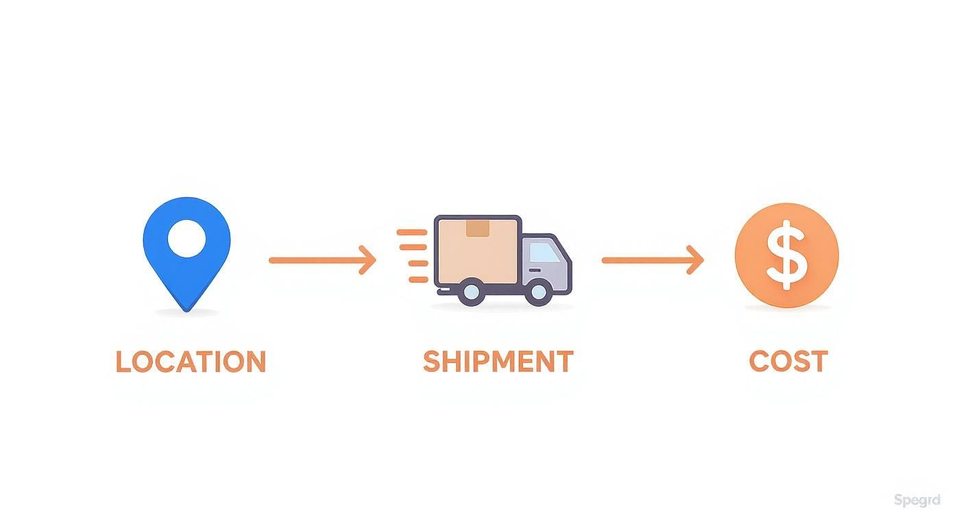 Infographic about long distance moving cost calculator