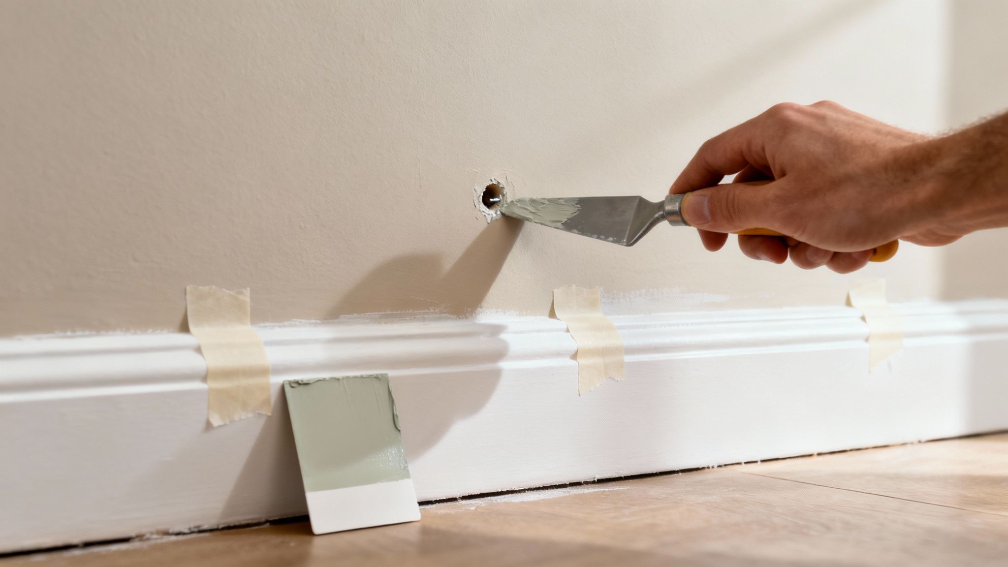 Wall and Trim Repair and Repainting