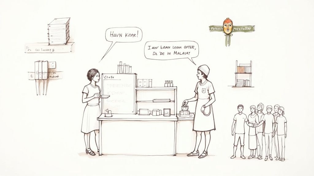 Ordering Kopi Practise