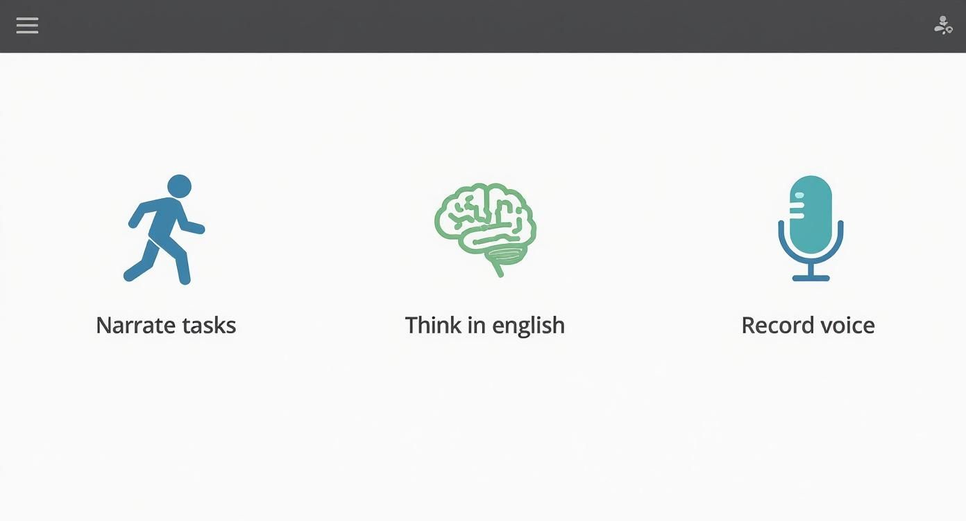 Infographic about how can i speak english fluently