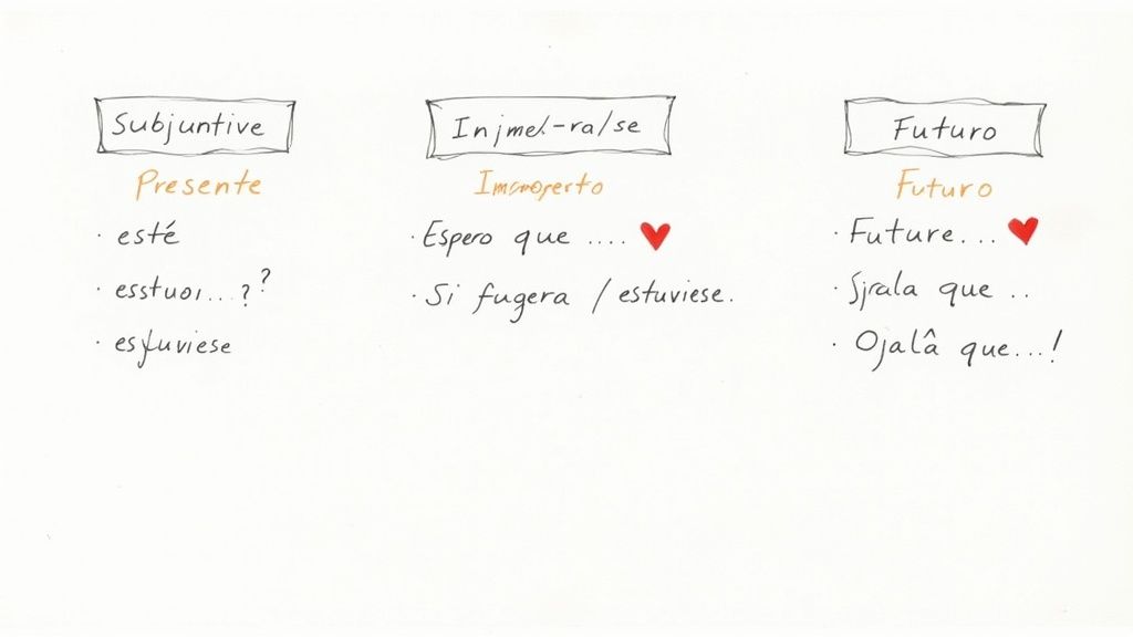 Woman expressing doubt, illustrating the subjunctive mood