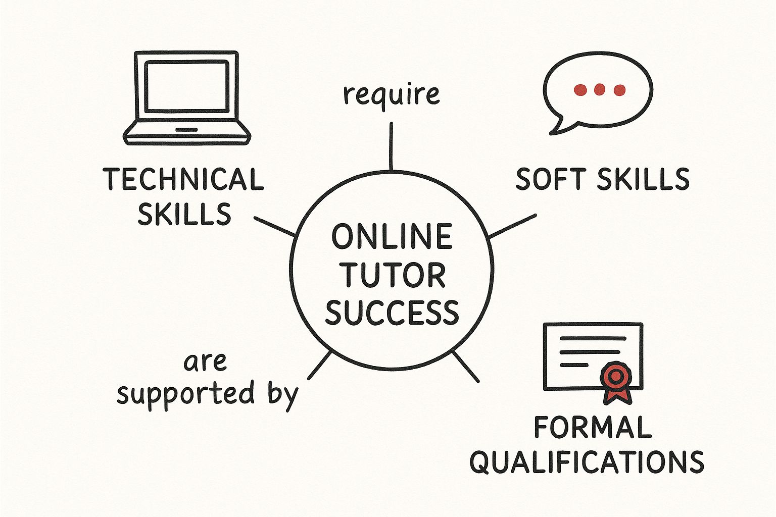 Infographic about online tutoring opportunities