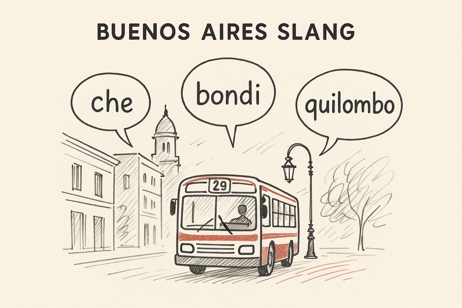 Infographic about language in argentina