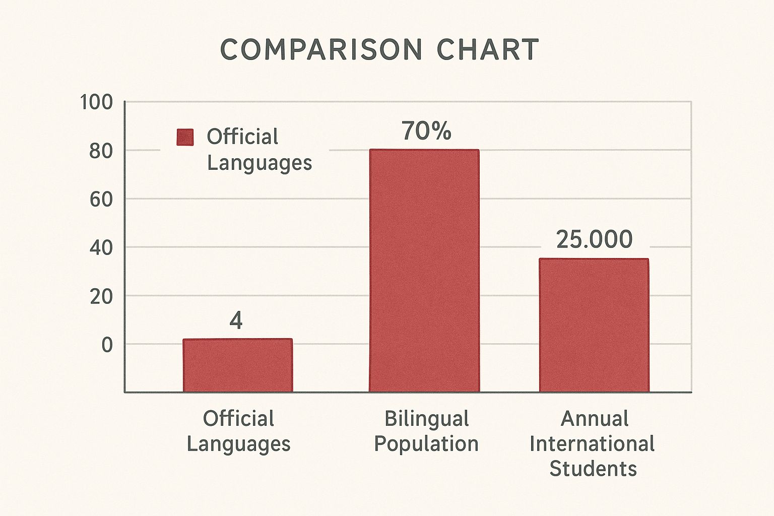 Infographic about language school in singapore