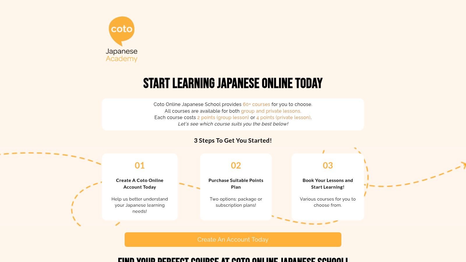 Coto Japanese Academy (Online)