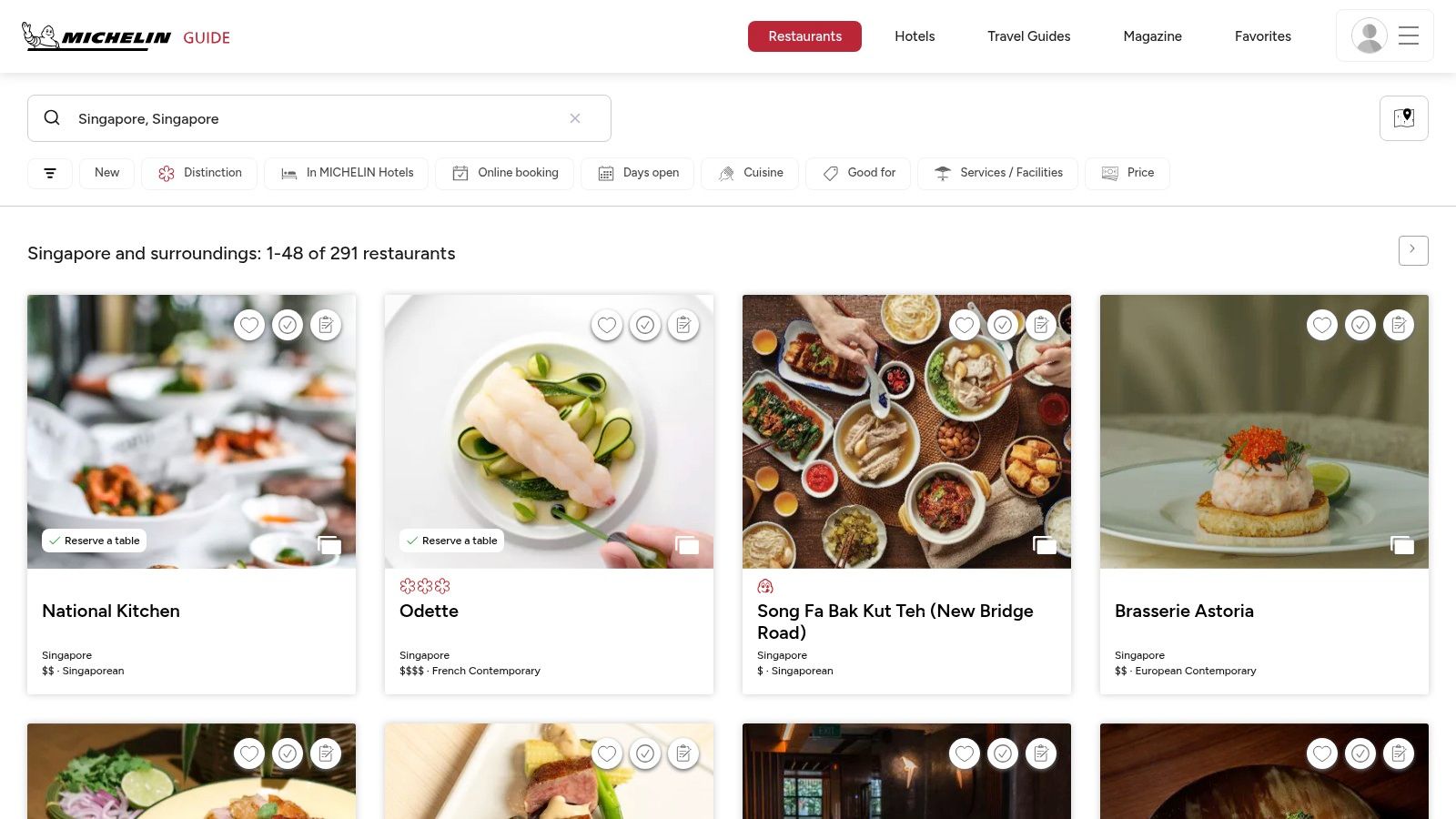 Michelin Guide Singapore