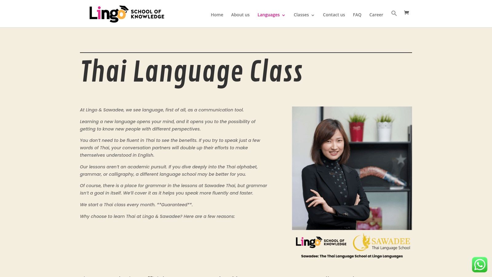 Lingo School of Knowledge (Hybrid Thai)