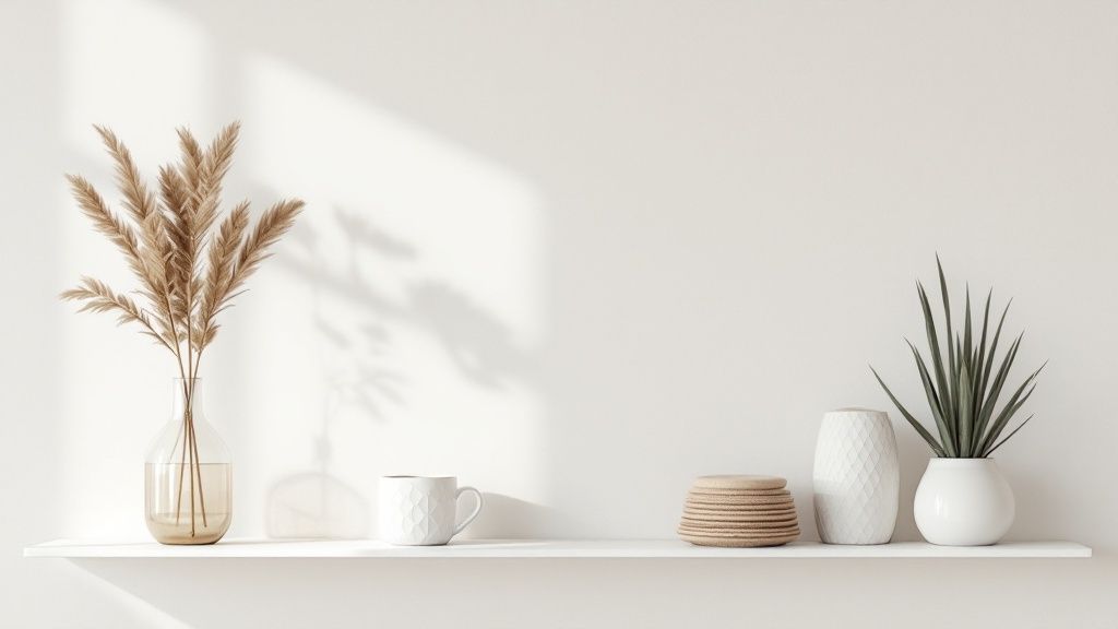 A stylishly decorated living room featuring items from various online home decor stores